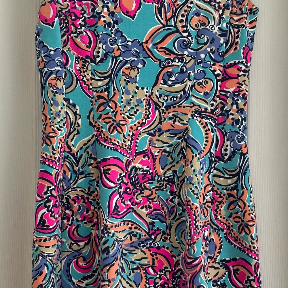 Vibrant Paisley Print Dress